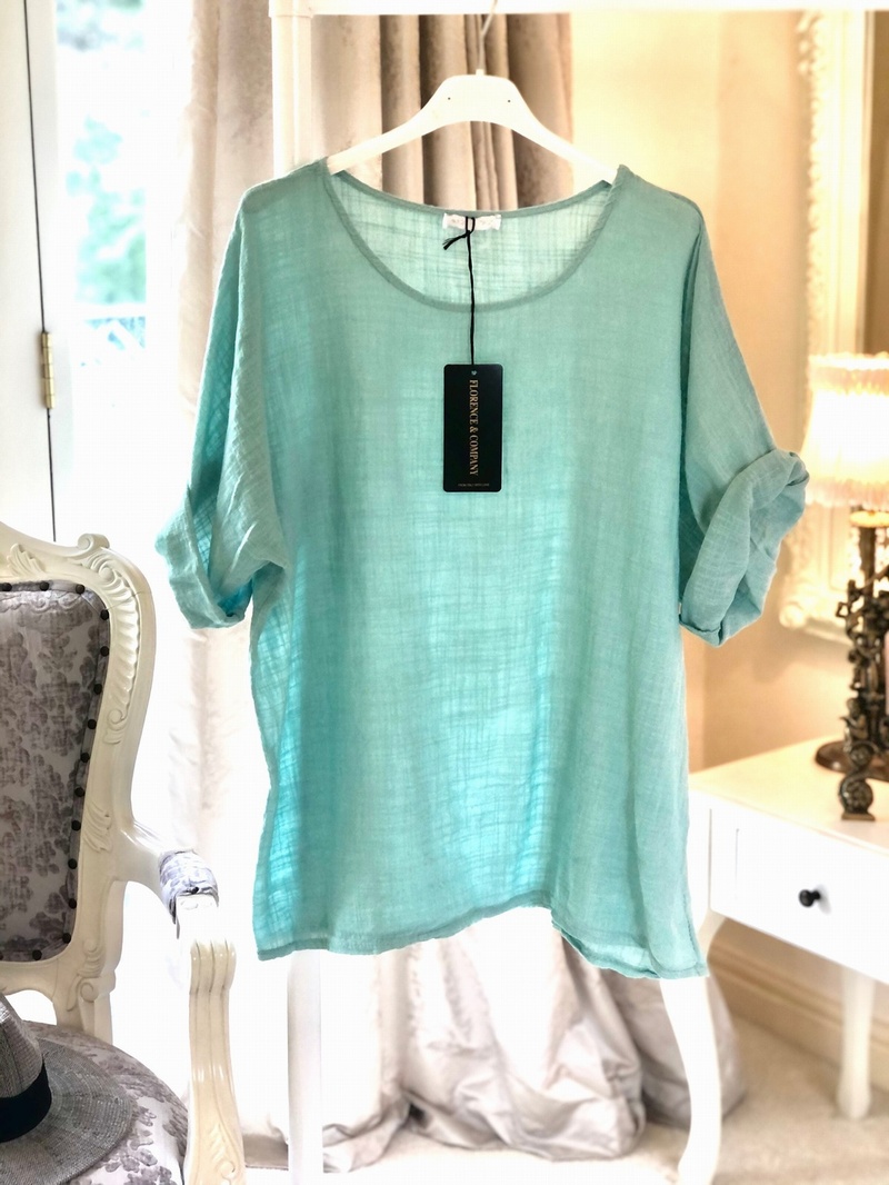 Cheesecloth T Shirt Mint