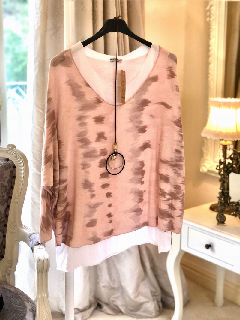 Blur 2 Top Vintage Pink