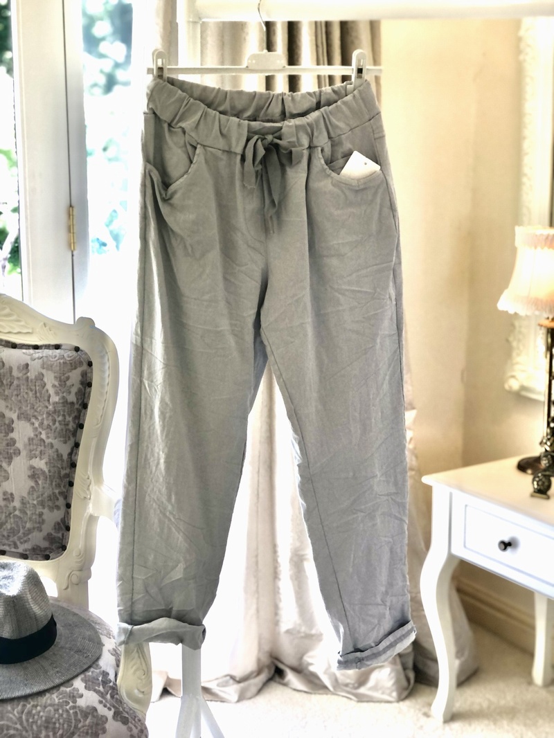 Dee 4 way Stretch Magic Trouser Grey