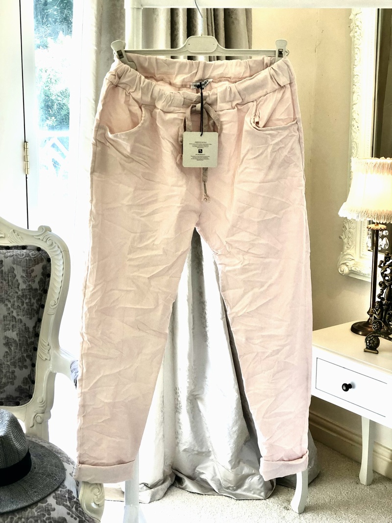 B 4 Way Stretch Magic Trouser Pink