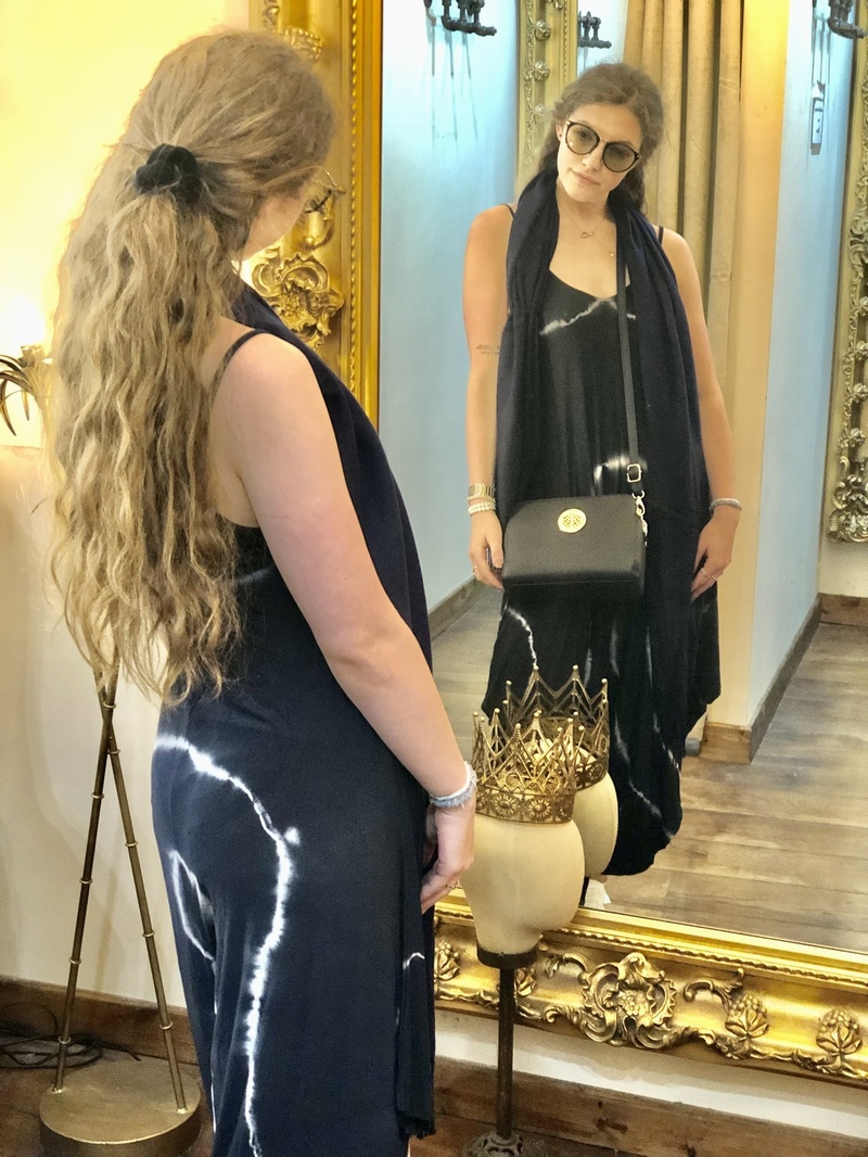 Tie Dye Jumpsuit Navy