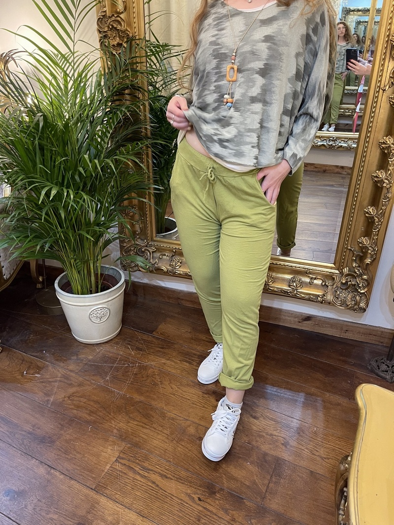 Super Soft Joggers Lime