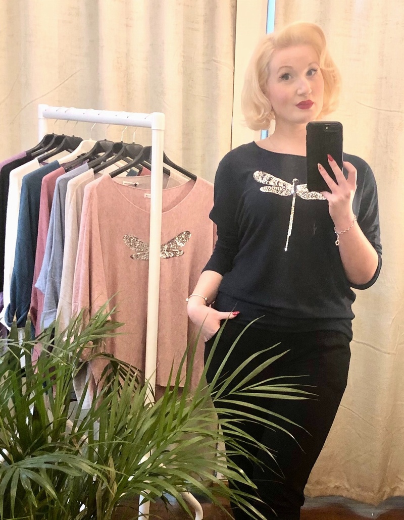 Dragonfly Top Navy