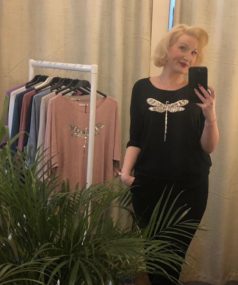 Dragonfly Top Black