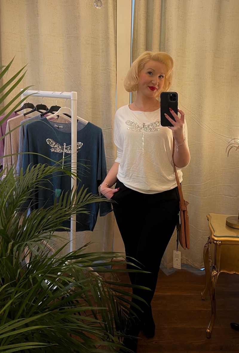 Dragonfly Top White