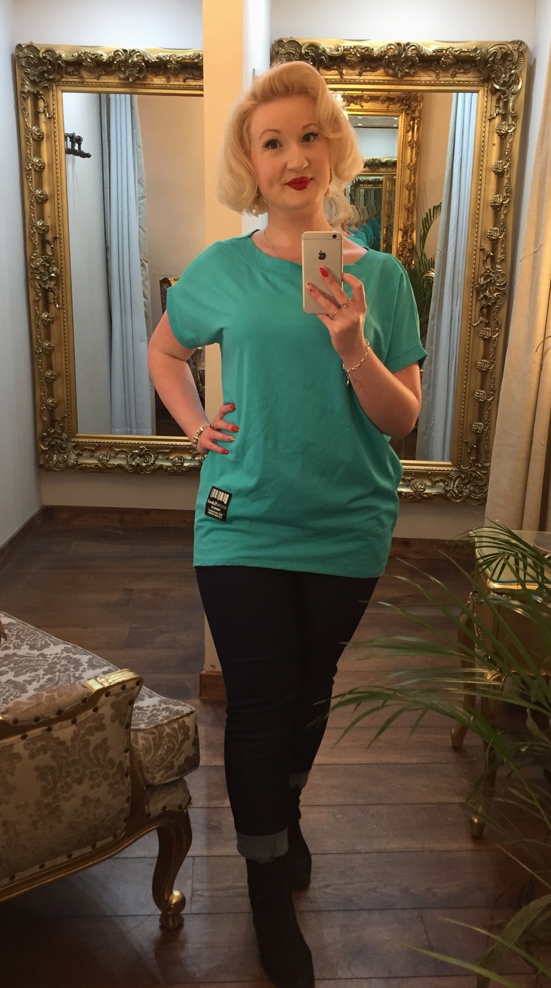Label Tee Teal