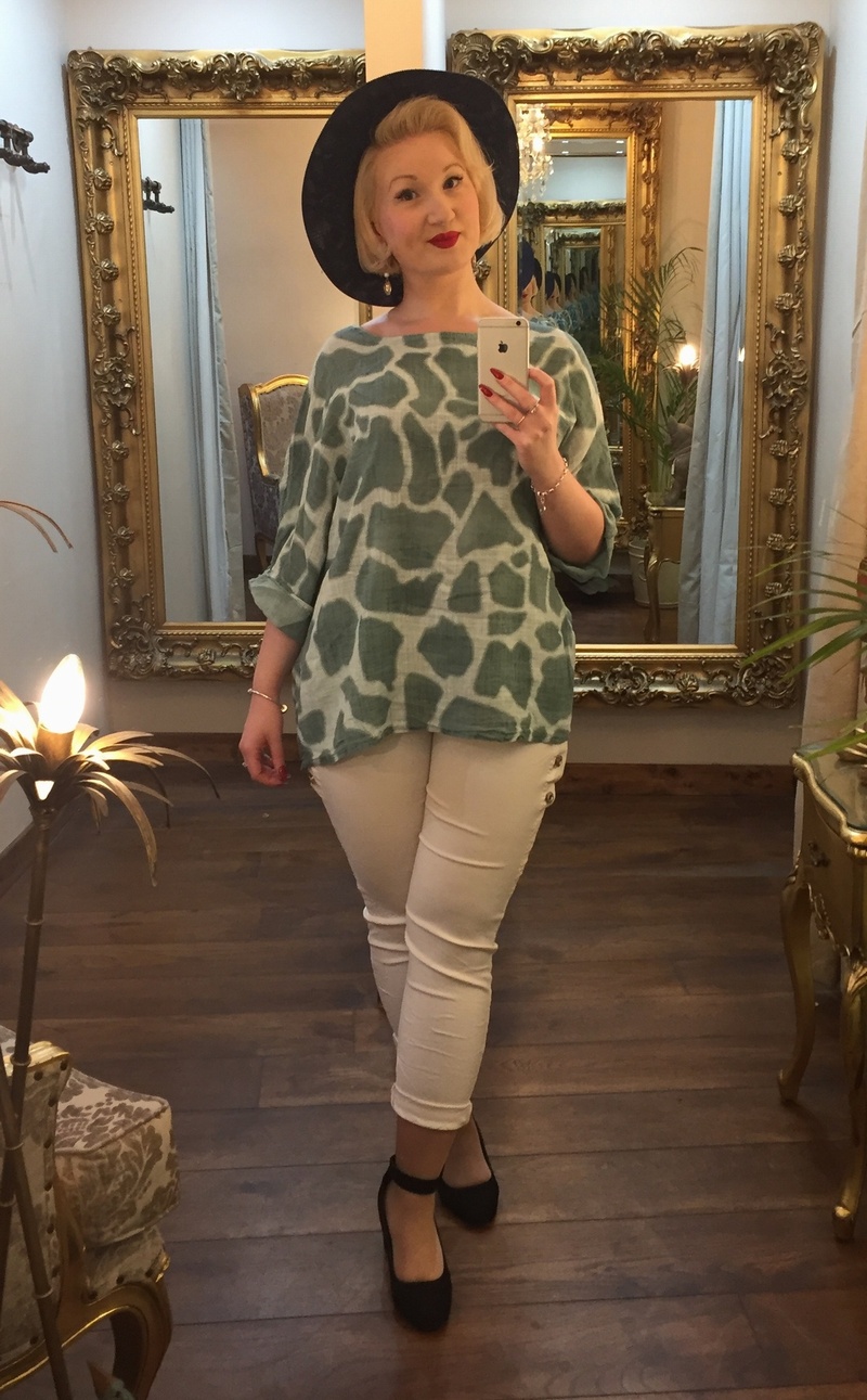 Mary T Top Green