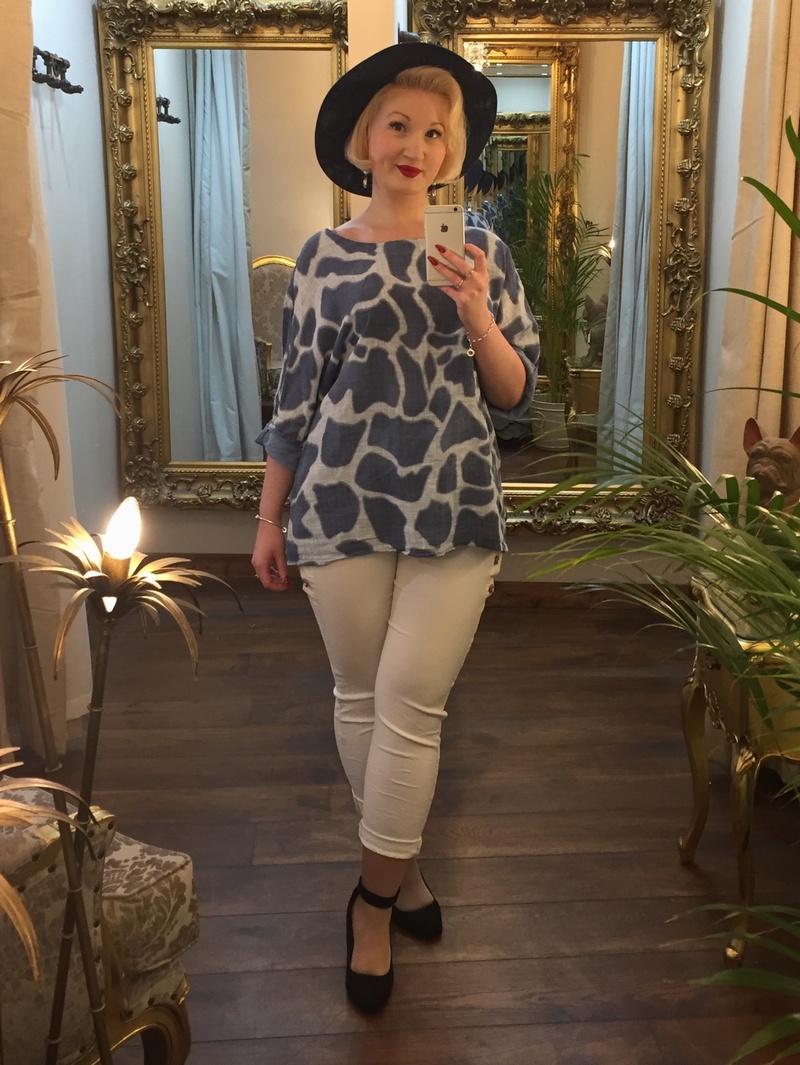Mary T Top Blue