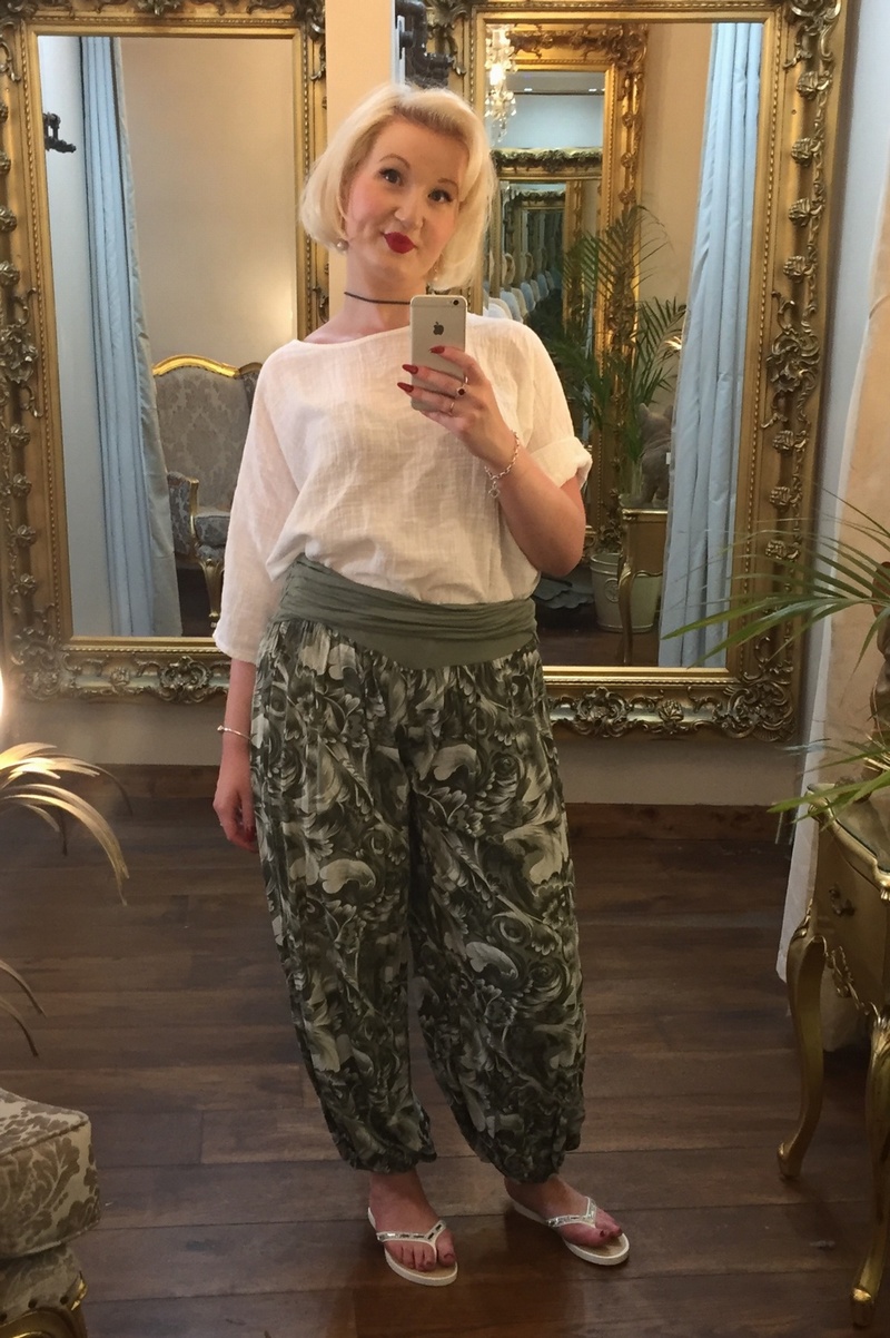 Harem Trousers Khaki
