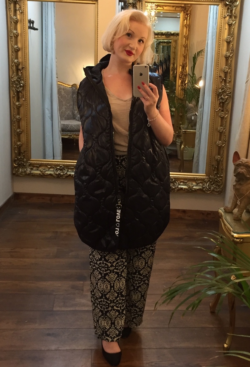 Hooded Gilet Navy