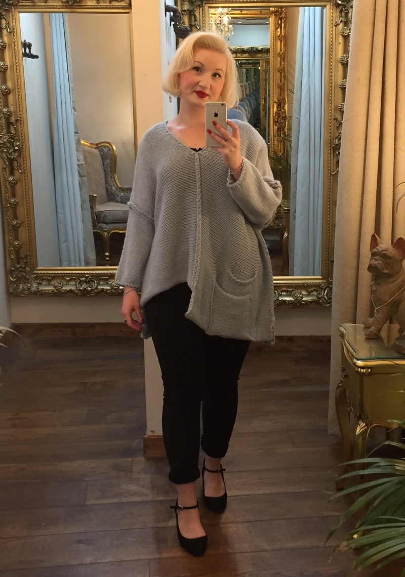 Alpaca Knit Pale Blue