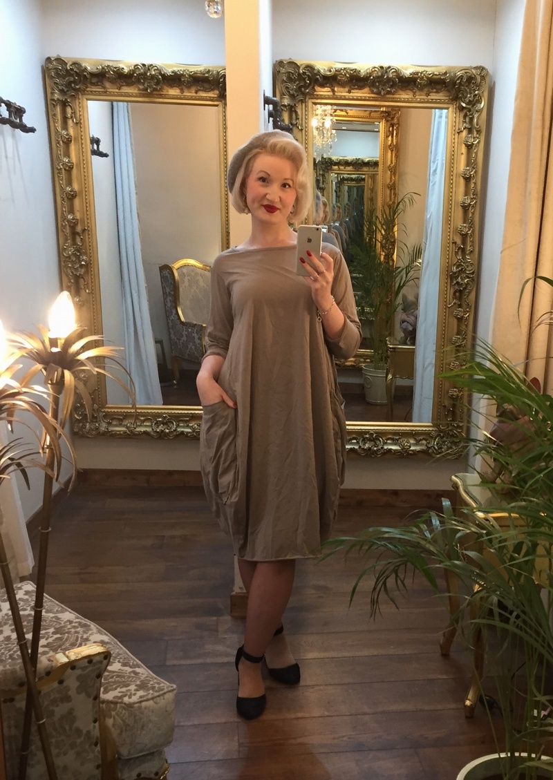 Pkt Dress Mocha
