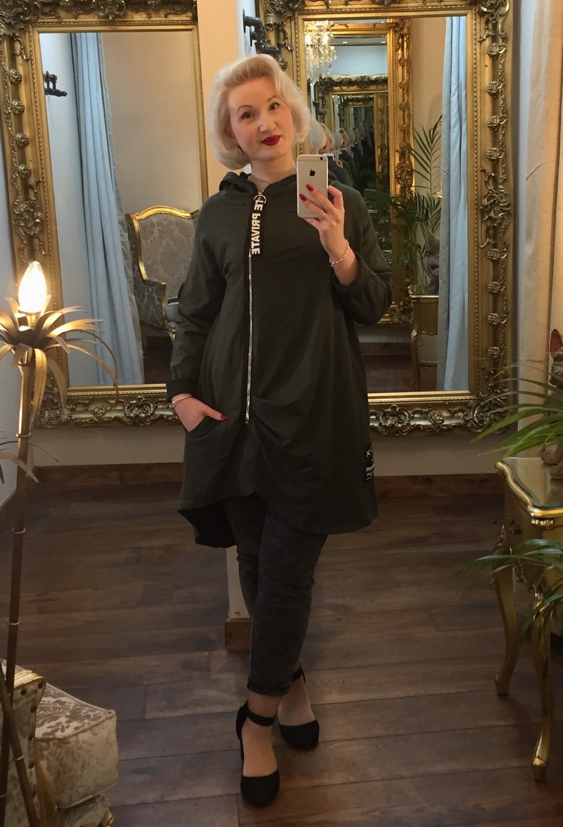 Zip Sweatshirt khaki