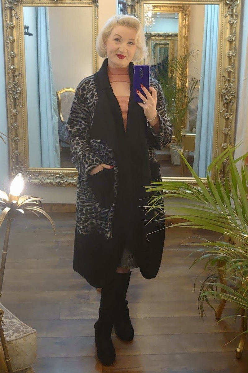 BCH Felt Coat Black+Grey