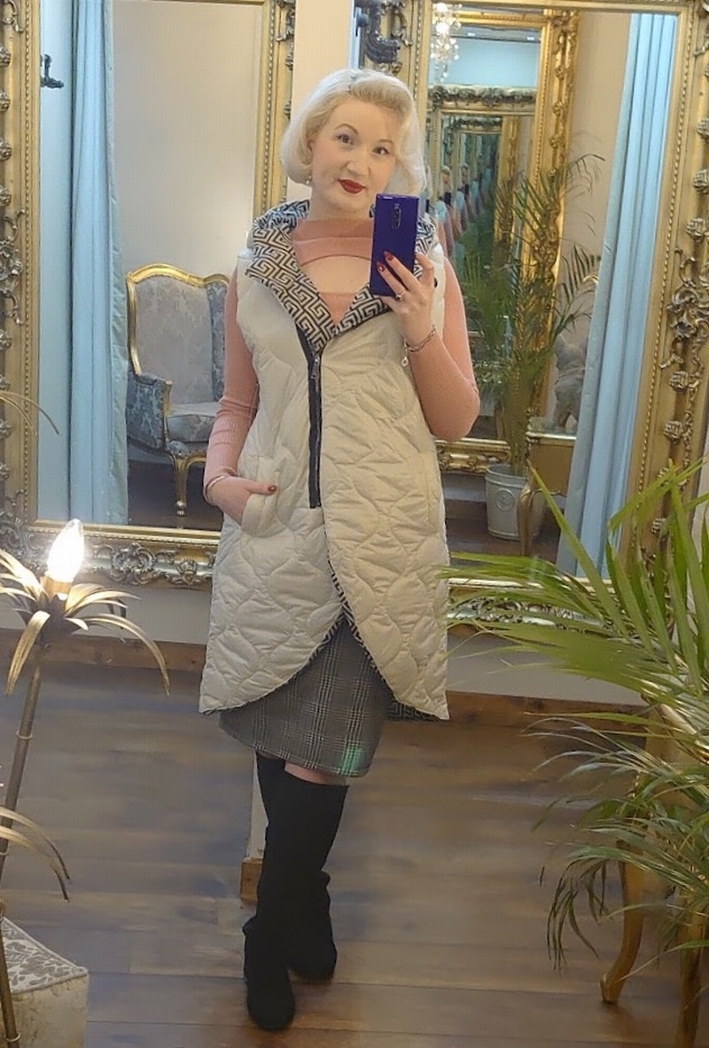 Designer Inspired Gilet Beige