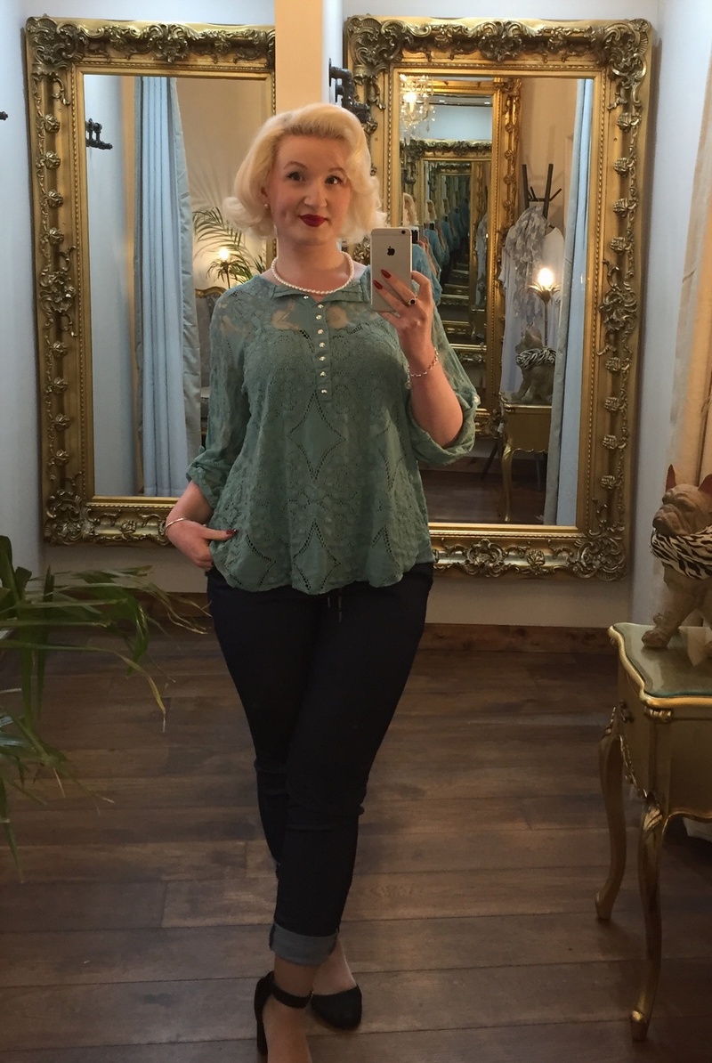 Donna Top Teal