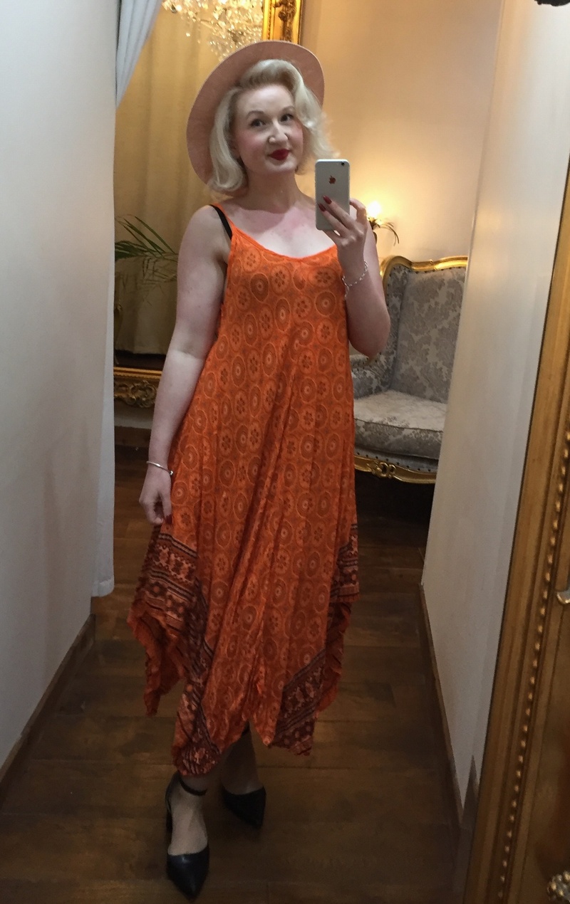 Boho Dress Orange