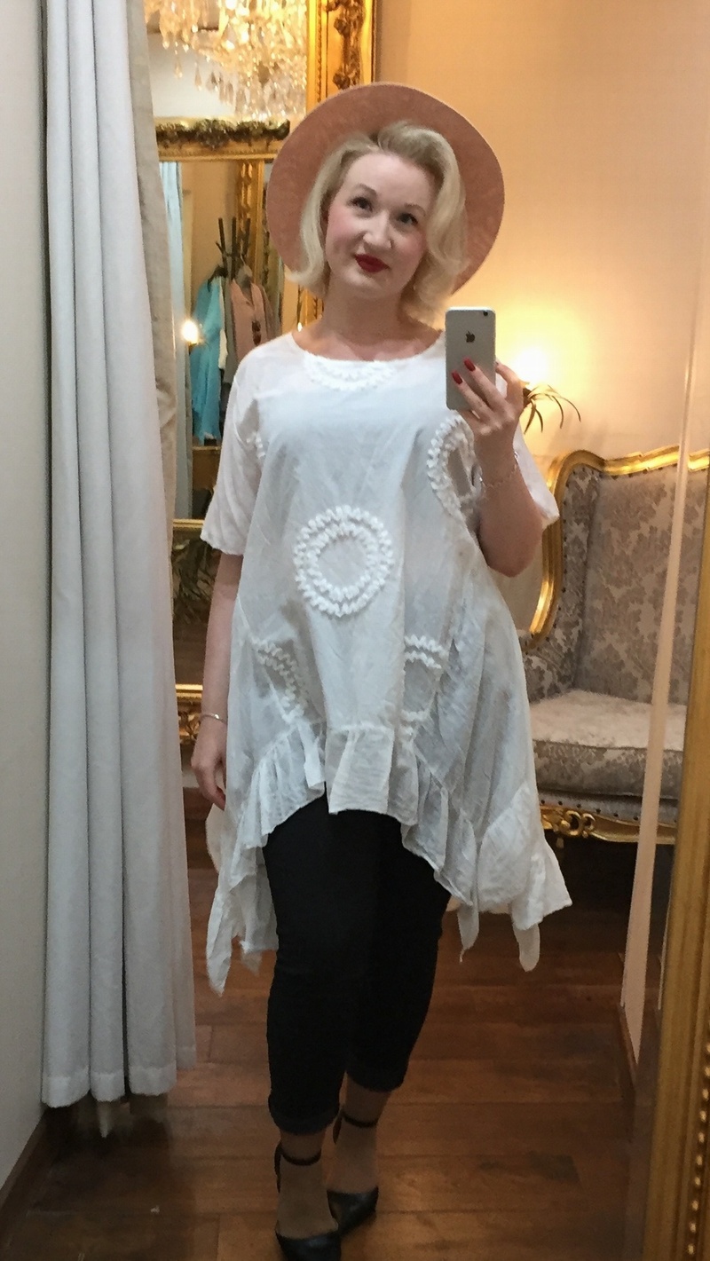 RG Tunic Dress White