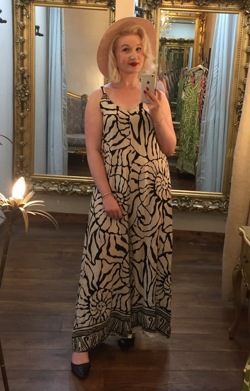 Aztec Jumpsuit Beige
