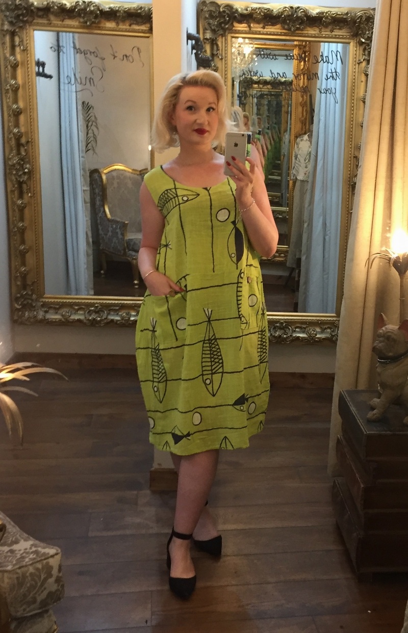 Pescare Dress Lime Green