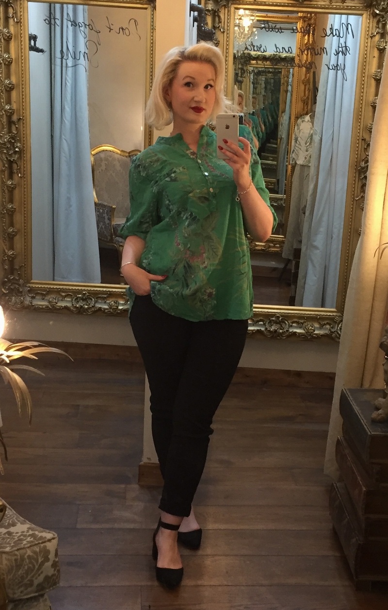 Flora Shirt Green
