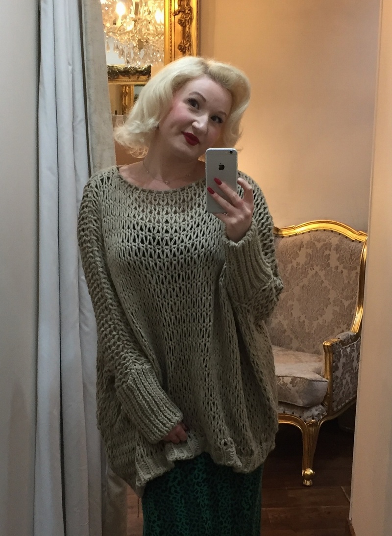 Loose Knit Mushroom Brown