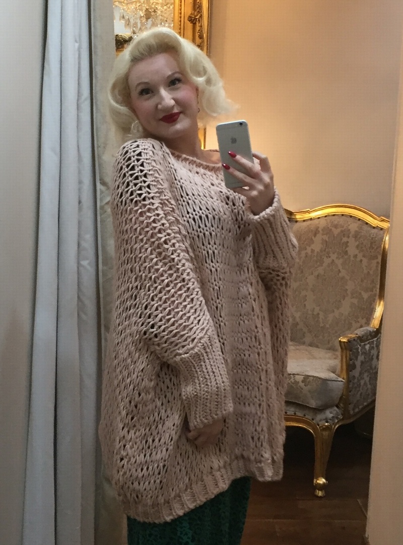 Loose Knit Pastel Pink