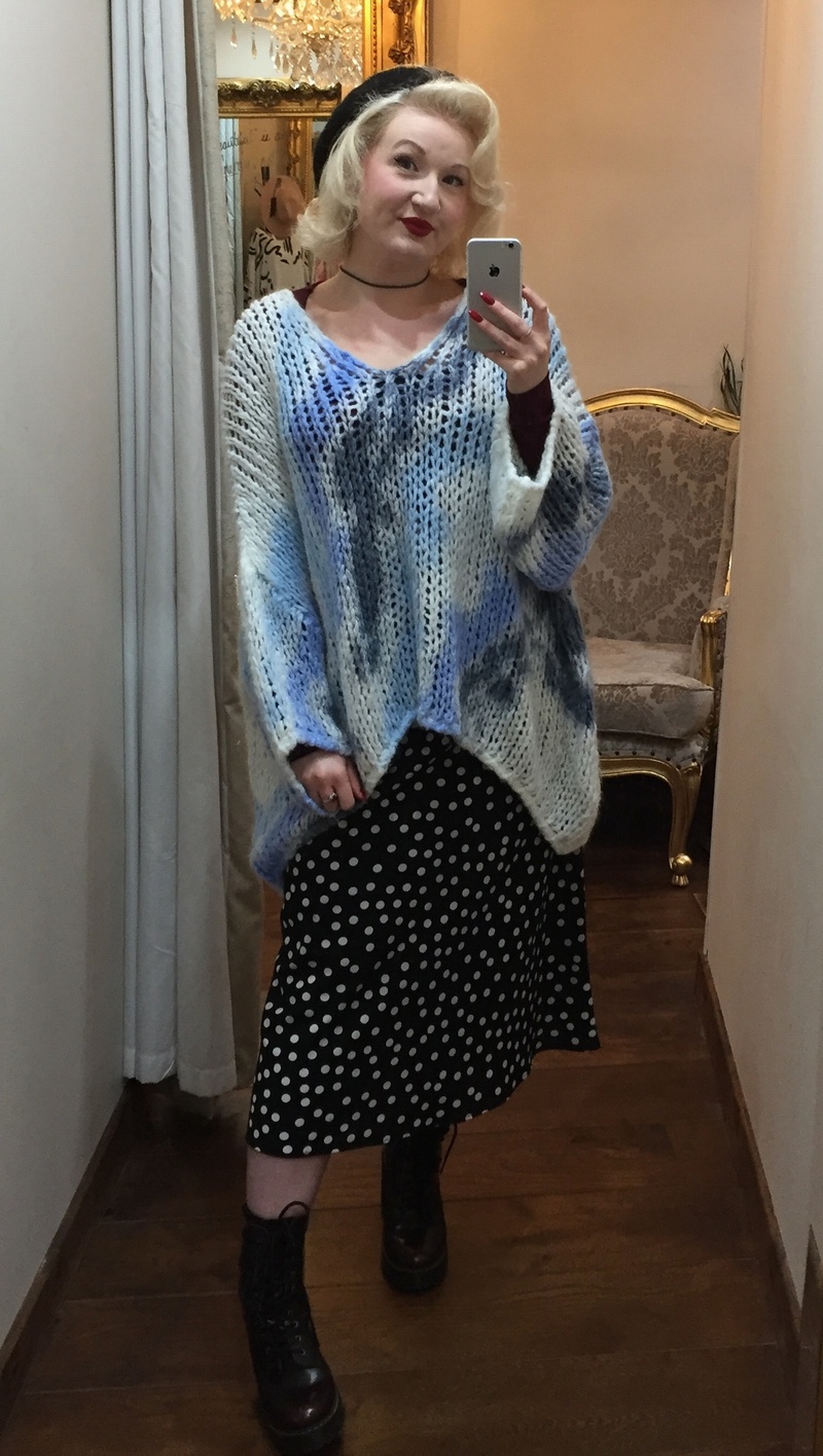 Vintage Dye Knit Blue