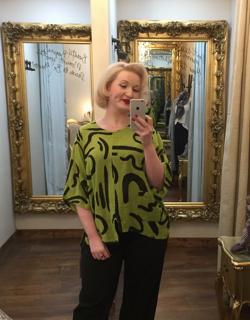 Lesy Print Pocket Green