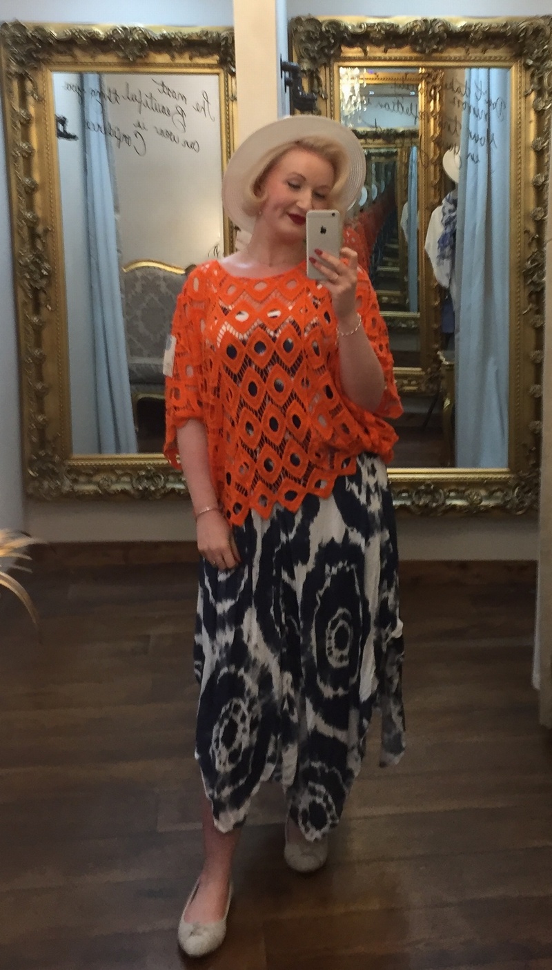 Diamond Crochet Orange