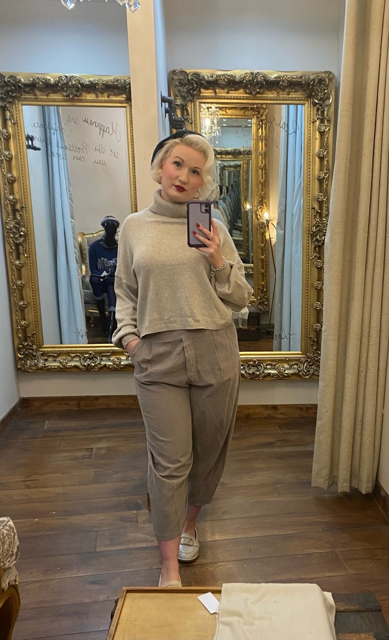 Baby Cord Trousers Taupe