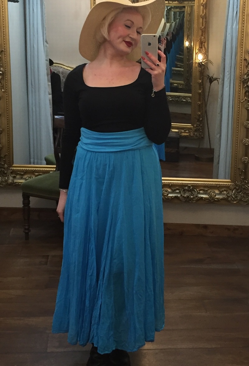 Remy Skirt Aqua Blue