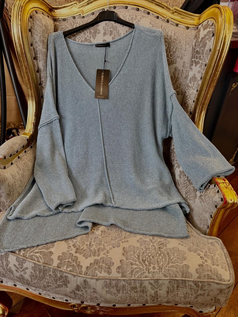 Joya Knit Powder Blue