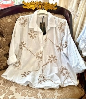 Daisy Shirt In Fresh White