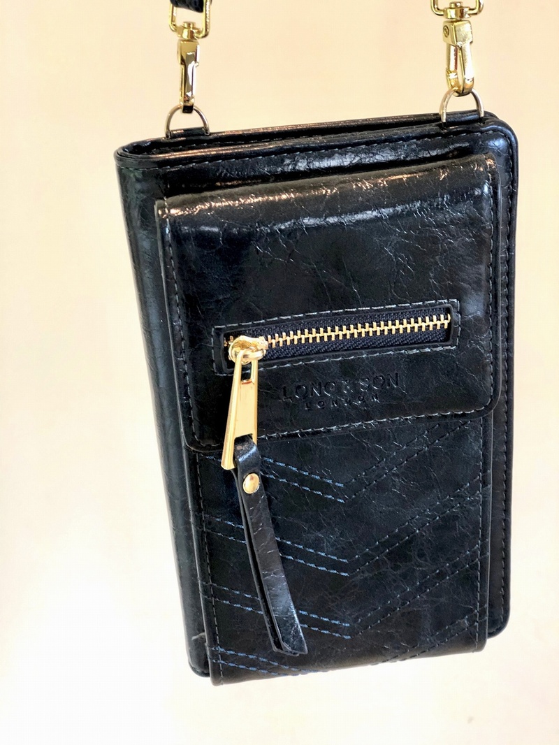 Cross Over Body Phone Purse Navy