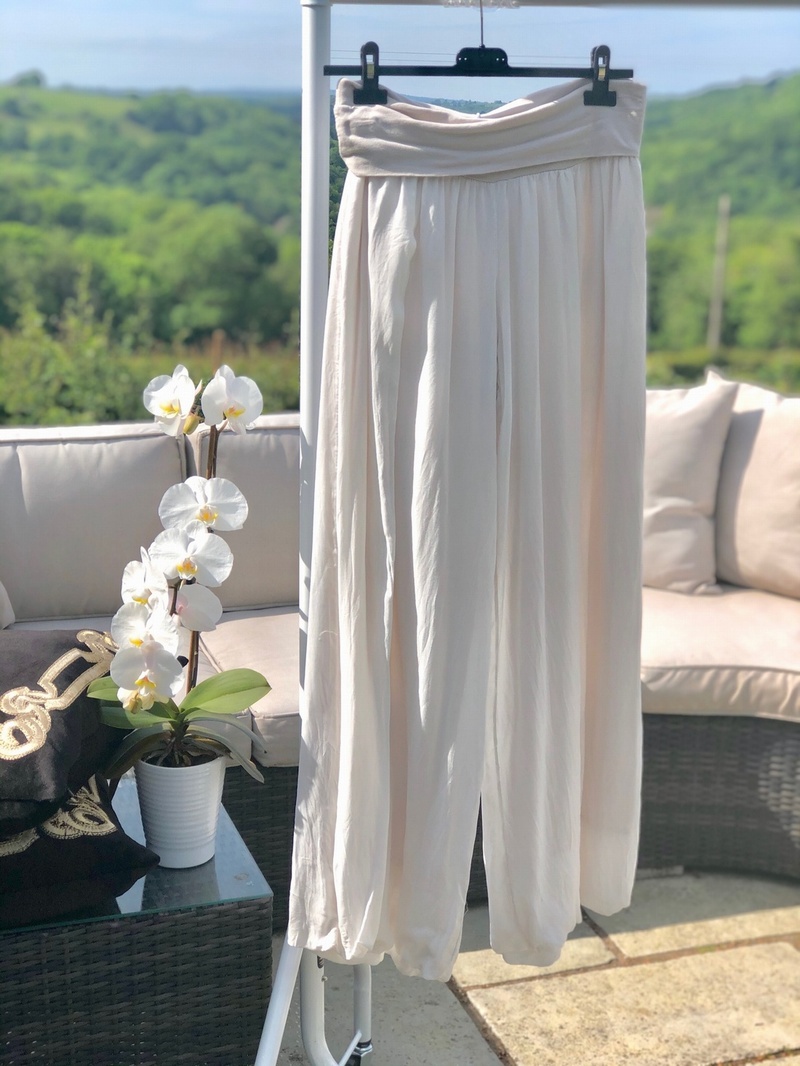 Lovely Girl Luxury Feel Trouser Stone