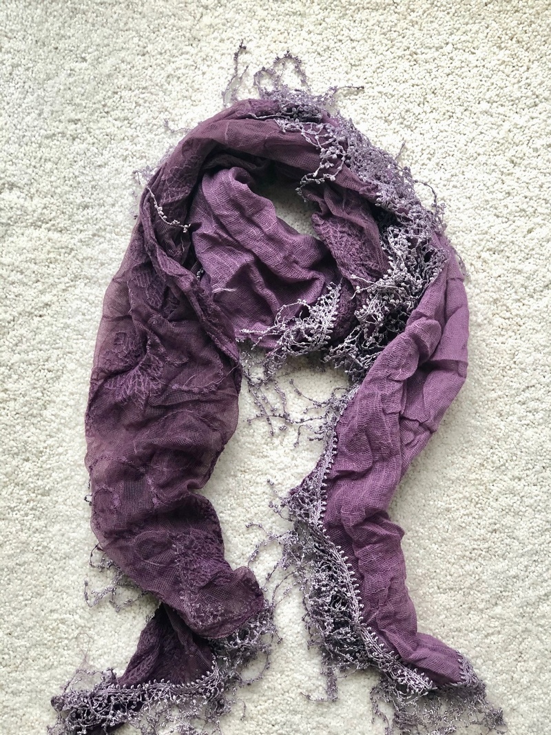 Deco Lace plum purple