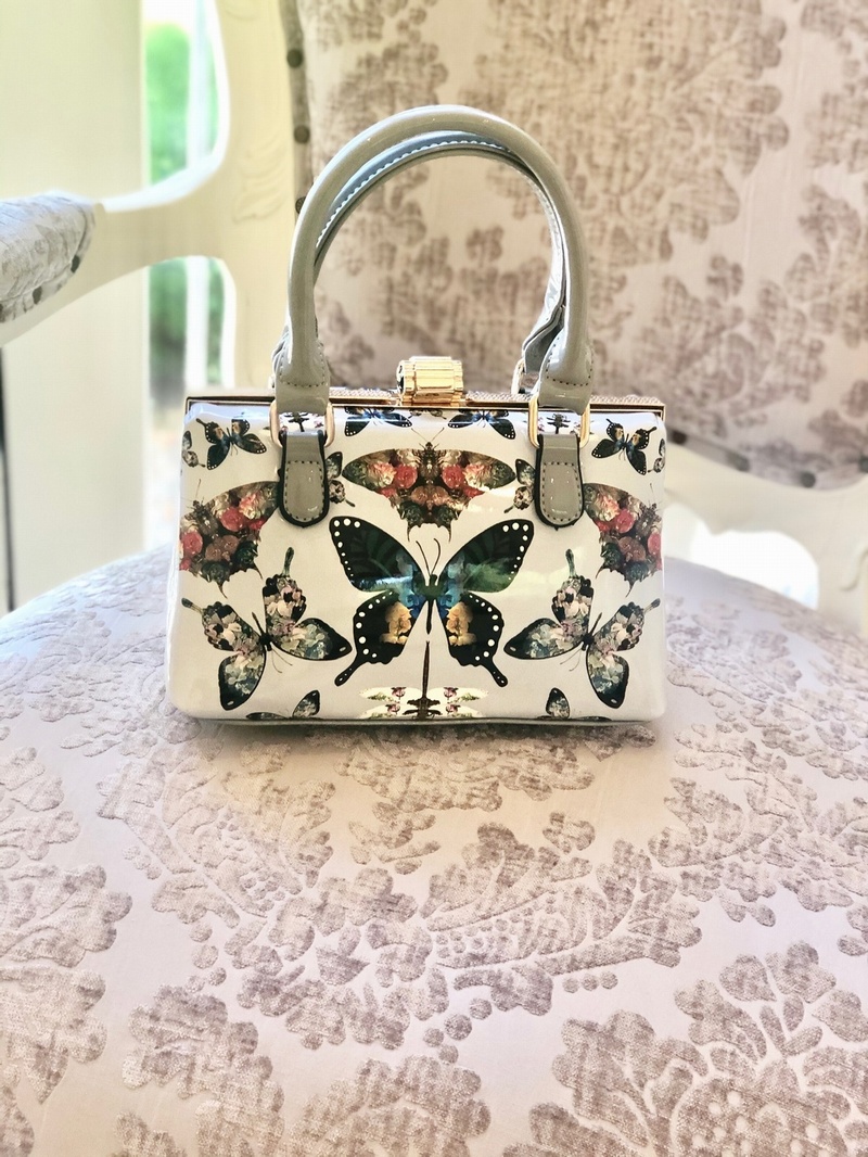 Butterfly Bag Light Grey