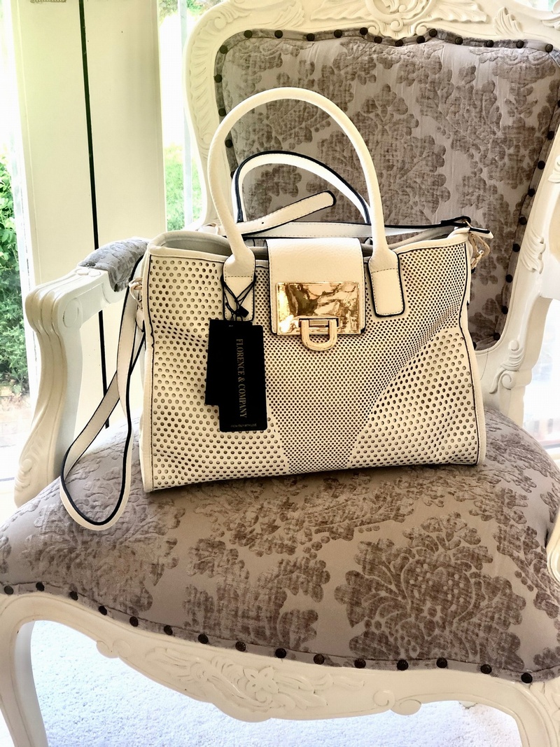 Punched out Bag off White