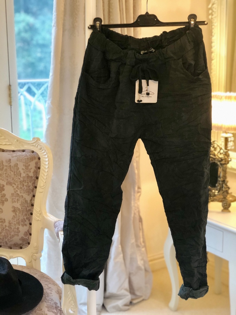 Beautiful Design Magic 4 Way Stretch Trouser Black/Charcoal