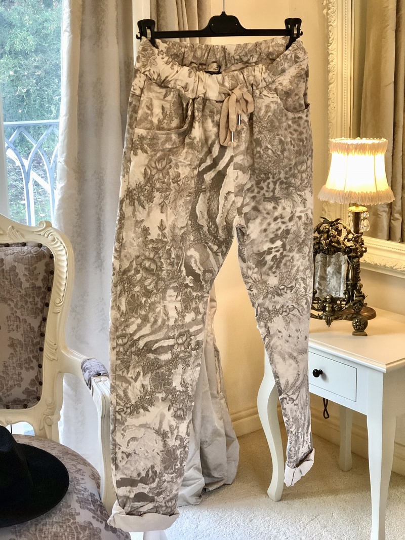 Beautiful Design Magic 4 Way Stretch Trouser Marble