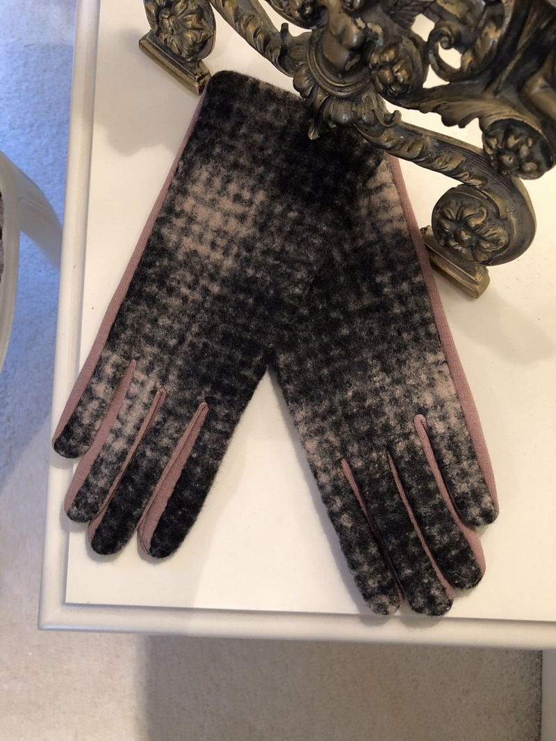 Spandex check Mink