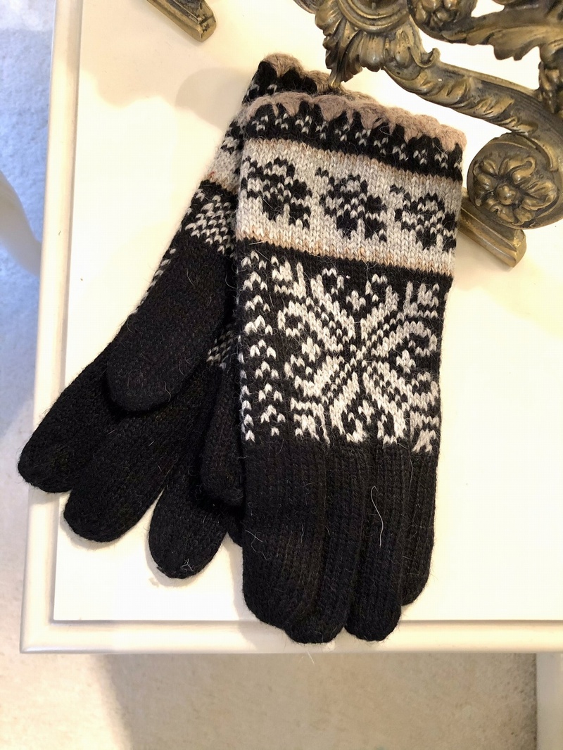 Wool Mix Glove Black