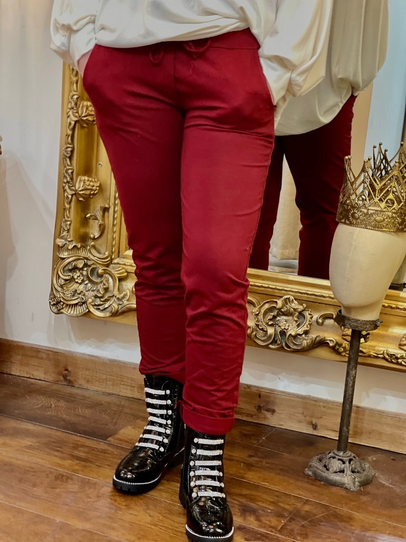 Super Soft Joggers Wine