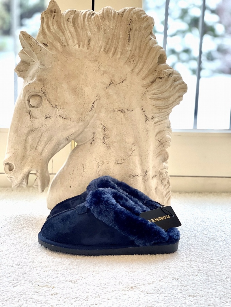 Luxury Slippers Navy
