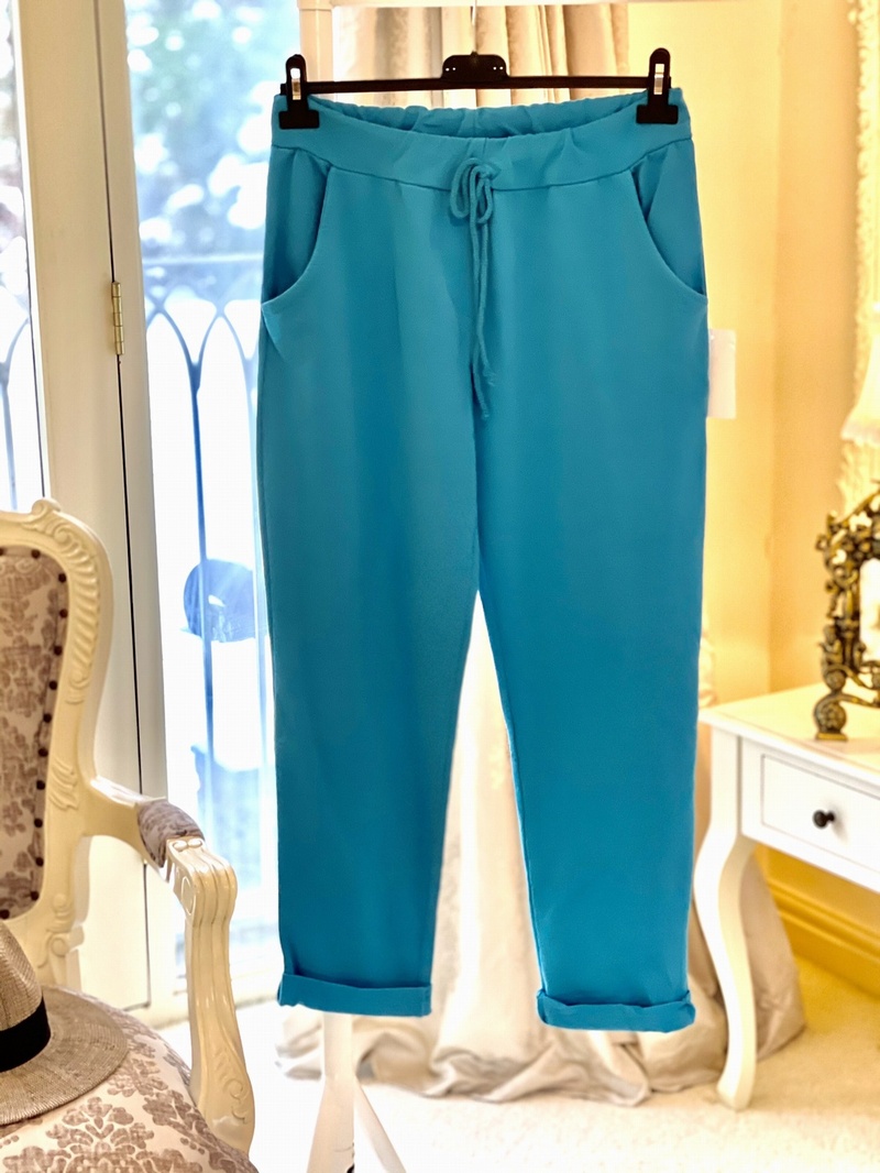 New Season Super Soft Joggers Caribbean Turquoise