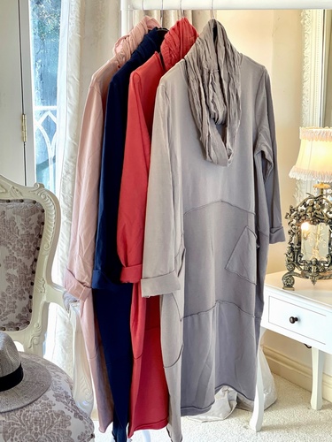 New Season Scarf Tunic Navy
