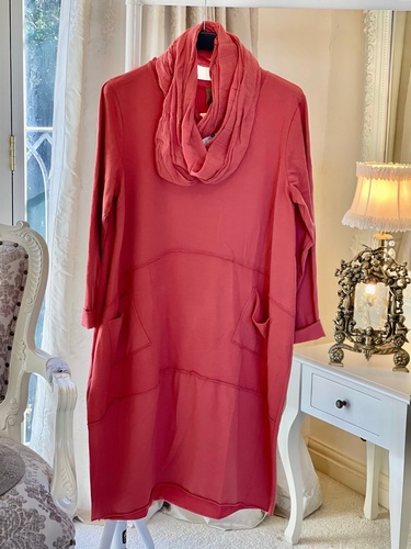 New Season Scarf Tunic Cinnamon