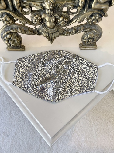 Face Mask  Gold Design
