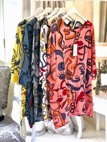 Picasso Top Yellow